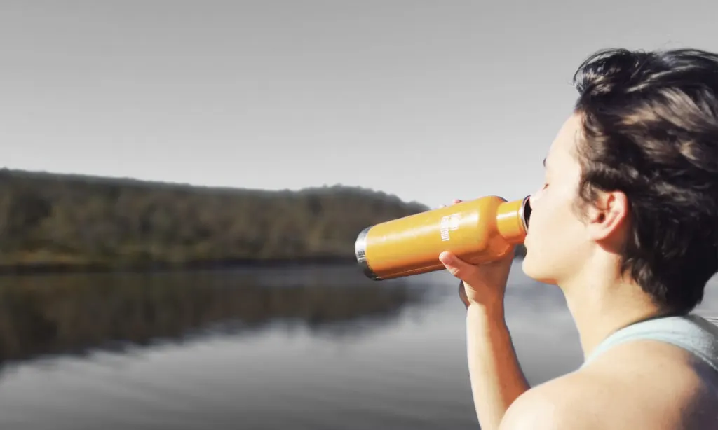 BWCA woman drinking water